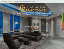 Tablet Screenshot of definitiveelectronics.com